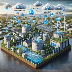 통합된 빗물 수집 및 재활용 시스템을 이용한 지능형 물 자원 관리 시스템